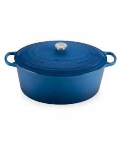 Brand new 🤩 Le Creuset 15.5-Quart Signature Oval Dutch Oven Oyster 😍