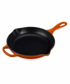 Outlet ⌛ Le Creuset Signature Iron Handle Skillet/9" Flame 🤩 -Le Creuset And Meira T store unnamed file 135