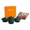 Best deal ✨ Le Creuset Artichaut 4-Piece Mini Cocottes Set With Cookbook ❤️