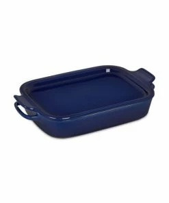 Cheapest 😉 Le Creuset 2.75-Qt. Stoneware Rectangular Dish & Platter Lid Artichaut 😍