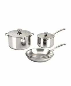 Best deal ⭐ Le Creuset 5-Piece Stainless Steel Cookware Set 🛒