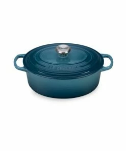 Best Pirce 🔥 Le Creuset 5-Quart Oval Covered French Oven Cerise 😀