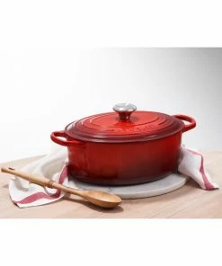 Best Pirce 🔥 Le Creuset 5-Quart Oval Covered French Oven Cerise 😀 -Le Creuset And Meira T store unnamed file 196