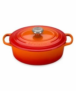 Best Pirce 🔥 Le Creuset 5-Quart Oval Covered French Oven Cerise 😀 -Le Creuset And Meira T store unnamed file 201