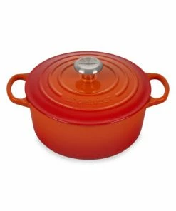 Coupon 😀 Le Creuset 4.5-Quart Signature Round Dutch Oven Cerise ⌛ -Le Creuset And Meira T store unnamed file 212