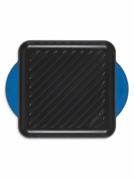 Budget 💯 Le Creuset 9.5" Cast Iron Square Grill Pan Cerise 😀 5 Budget 💯 Le Creuset 9.5" Cast Iron Square Grill Pan Cerise 😀 - Image 5