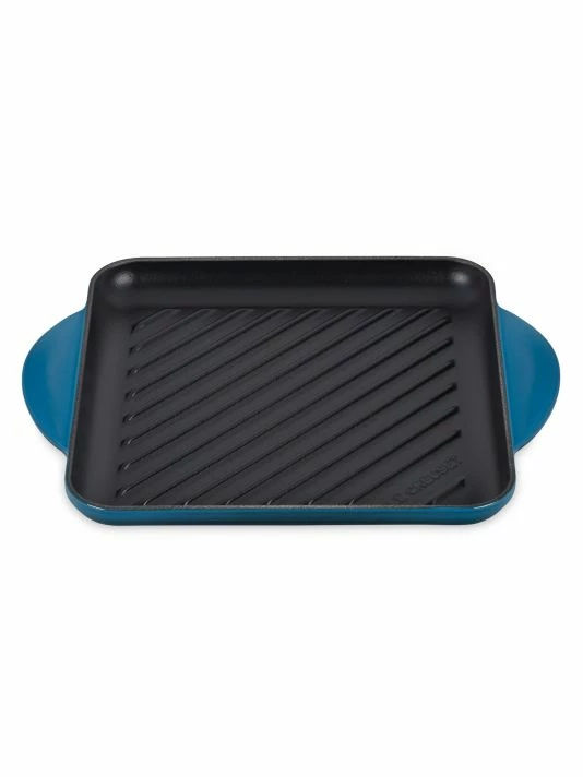 Budget 💯 Le Creuset 9.5" Cast Iron Square Grill Pan Cerise 😀 11 Budget 💯 Le Creuset 9.5" Cast Iron Square Grill Pan Cerise 😀 - Image 11