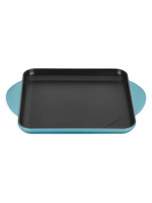 Deals 👍 Le Creuset 9.5" Cast Iron Square Griddle Pan Caribbean 😀 5 Deals 👍 Le Creuset 9.5" Cast Iron Square Griddle Pan Caribbean 😀 - Image 5