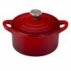 Best Pirce 😀 Le Creuset 13.25oz. Cast Iron Cocotte Flame ❤️