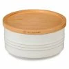 Cheapest 🎁 Le Creuset 23-oz Stoneware Canister With Wood Lid 😉
