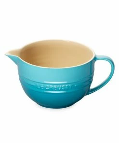 Flash Sale 👍 Le Creuset 2-Qt Stoneware Batter Bowl Caribbean 👍 -Le Creuset And Meira T store unnamed file 326