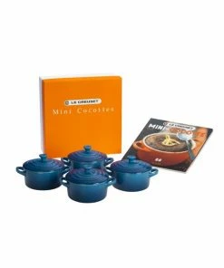 Wholesale ⌛ Le Creuset Cocottes & Cookbook/Set Of 4 🎁