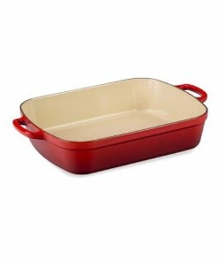 Cheap 🥰 Le Creuset Signature Cast Iron Rectangular Roaster Marseille 🌟