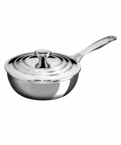 Top 10 🛒 Le Creuset 2-Quart Stainless Steel Sauce Pan With Lid 🔔