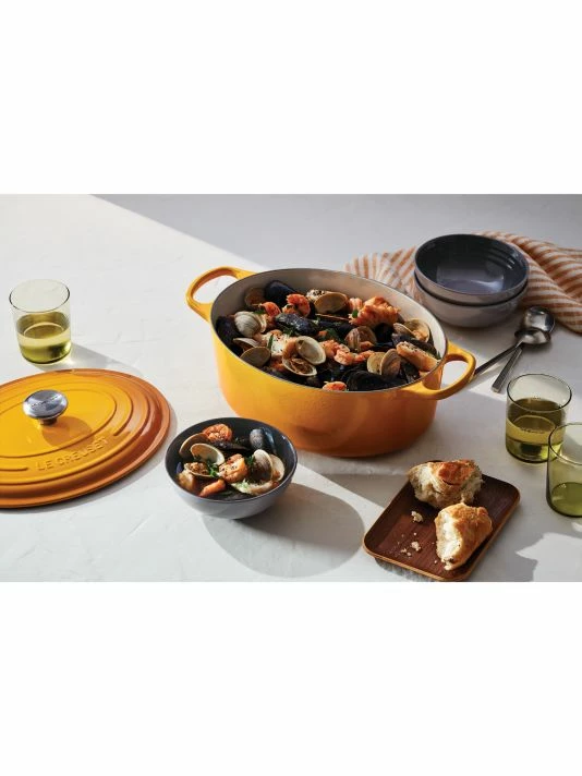 Buy 🔔 Le Creuset 6.75-Quart Signature Cast Iron Oval Dutch Oven Meringue 🎉 2 Buy 🔔 Le Creuset 6.75-Quart Signature Cast Iron Oval Dutch Oven Meringue 🎉 - Image 2