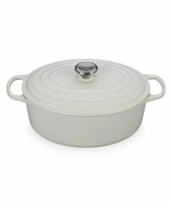 Buy 🔔 Le Creuset 6.75-Quart Signature Cast Iron Oval Dutch Oven Meringue 🎉 9 Buy 🔔 Le Creuset 6.75-Quart Signature Cast Iron Oval Dutch Oven Meringue 🎉 -Le Creuset And Meira T store unnamed file 421