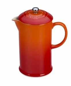 New ⭐ Le Creuset Stoneware Cafetiere French Press Caribbean 🌟