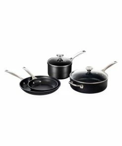 Outlet ❤️ Le Creuset Toughened Nonstick PRO 6-Piece Fry, Saute & Saucepan Set ✔️