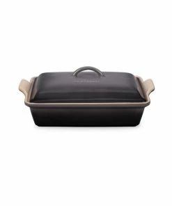 Cheapest ❤️ Le Creuset 4-Quart Heritage Stoneware Covered Rectangular Casserole Marseille ⭐ -Le Creuset And Meira T store unnamed file 495