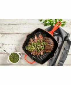 New 🎉 Le Creuset Signature Square Skillet Grill Flame 🎁 10 New 🎉 Le Creuset Signature Square Skillet Grill Flame 🎁 -Le Creuset And Meira T store unnamed file 528