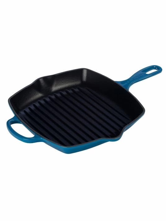 New 🎉 Le Creuset Signature Square Skillet Grill Flame 🎁 5 New 🎉 Le Creuset Signature Square Skillet Grill Flame 🎁 - Image 5
