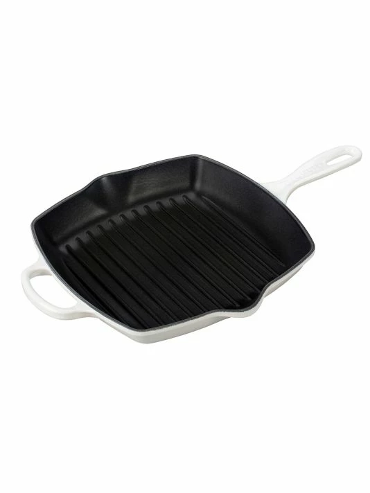 New 🎉 Le Creuset Signature Square Skillet Grill Flame 🎁 6 New 🎉 Le Creuset Signature Square Skillet Grill Flame 🎁 - Image 6