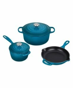 Discount 😍 Le Creuset 5-Piece Signature Cast Iron Cookware Set 🛒