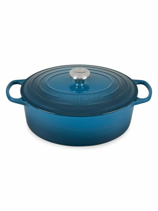 Wholesale 💯 Le Creuset 6.75-Quart Signature Cast Iron Oval Dutch Oven 🥰 1 Wholesale 💯 Le Creuset 6.75-Quart Signature Cast Iron Oval Dutch Oven 🥰