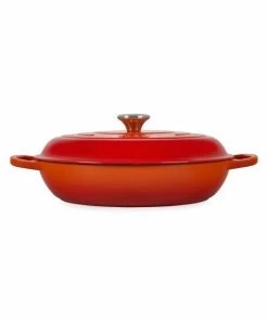 New ✨ Le Creuset 5-Quart Signature Cast Iron Braiser White 💯 12 New ✨ Le Creuset 5-Quart Signature Cast Iron Braiser White 💯 -Le Creuset And Meira T store unnamed file 601