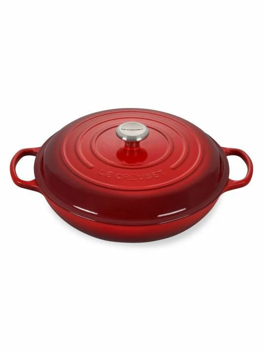 New ✨ Le Creuset 5-Quart Signature Cast Iron Braiser White 💯 6 New ✨ Le Creuset 5-Quart Signature Cast Iron Braiser White 💯 - Image 6