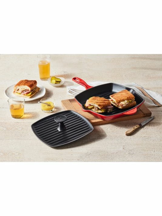 Best Pirce 🎉 Le Creuset Cast Iron Panini Press 👍 2 Best Pirce 🎉 Le Creuset Cast Iron Panini Press 👍 - Image 2