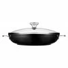 Discount 🌟 Le Creuset Toughened Nonstick PRO 4-Quart Shallow Casserole/Braiser & Glass Lid ✔️
