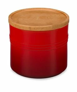 Wholesale ⌛ Le Creuset 1.5-Quart Stoneware Canister With Wood Lid White 🎉 -Le Creuset And Meira T store unnamed file 625