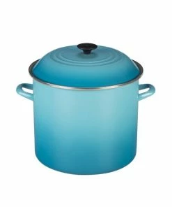 Cheapest 🌟 Le Creuset 8-Quart Enameled Steel Stockpot Carribbean ❤️