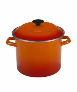 Cheapest 🌟 Le Creuset 8-Quart Enameled Steel Stockpot Carribbean ❤️ -Le Creuset And Meira T store unnamed file 641