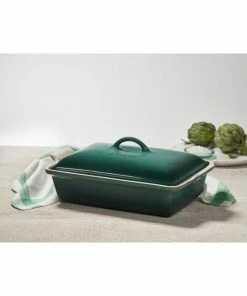 Cheap 😀 Le Creuset Artichaut 4-Quart Heritage Covered Rectangular Casserole 👏 -Le Creuset And Meira T store unnamed file 68