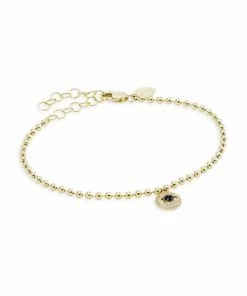 Wholesale 🧨 Meira T 14K Yellow Gold, Diamond & Sapphire Evil Eye Charm Bracelet 🛒