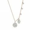 Cheap 🧨 Meira T 14K Rose Gold & Pav&eacute; Diamond Hand Charm Necklace ⭐